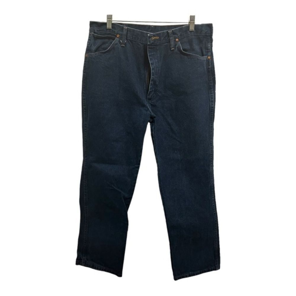 Wrangler Classic Dark Wash Denim Jeans‎ Straight Leg Casual Wear 936PWD